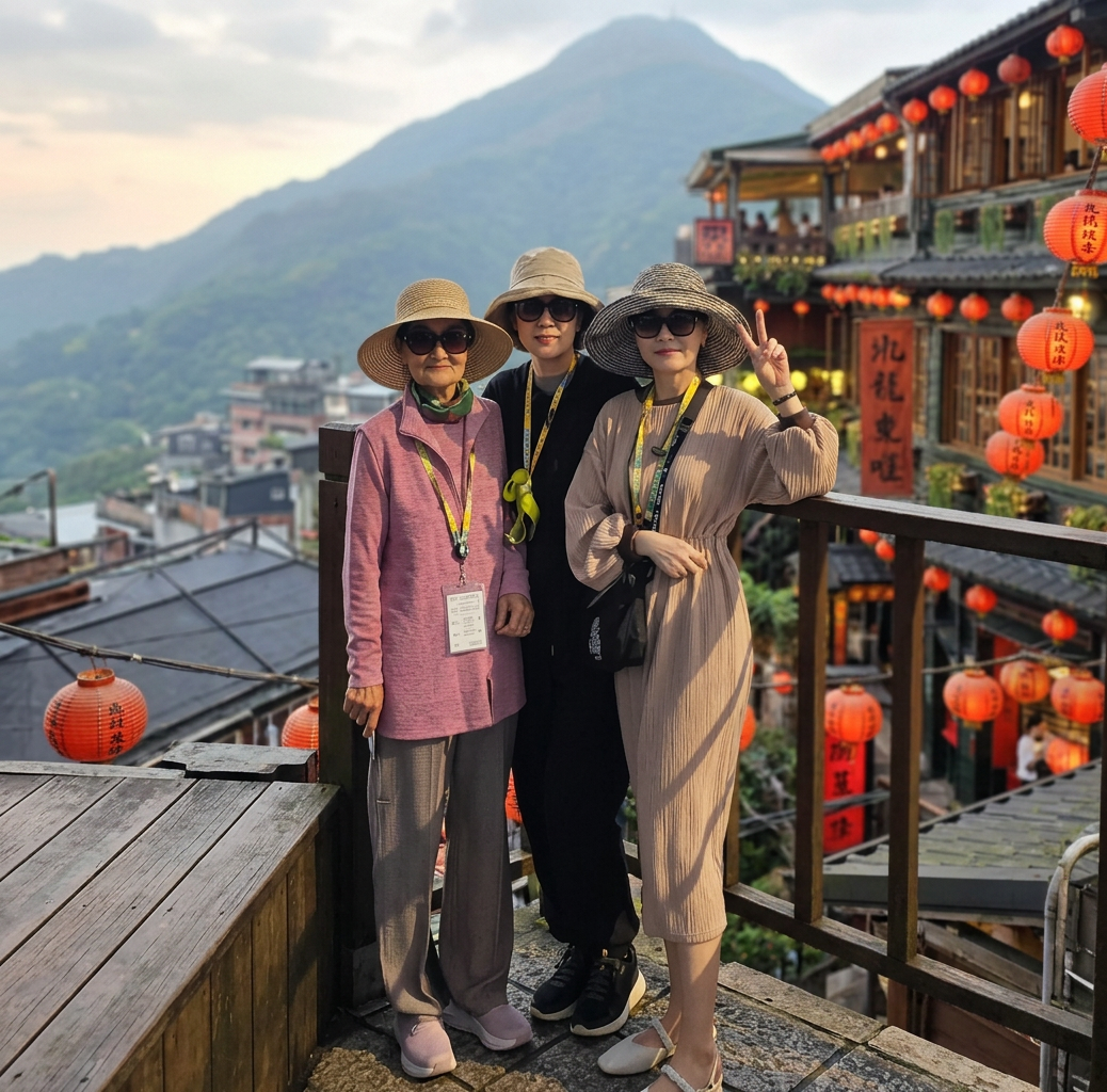 📸 상공 데크 인증샷 — 어머니·가족과의 추억